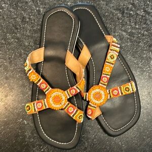 Beaded Sandals NWOT